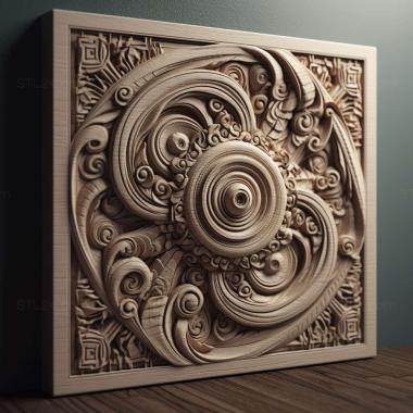 Patterns and decorations stl fusion 4 3d model